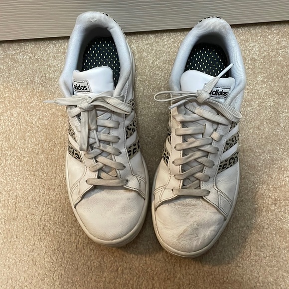 adidas Shoes Adidas Tennis Shoes With Cheetah Print Accent Poshmark